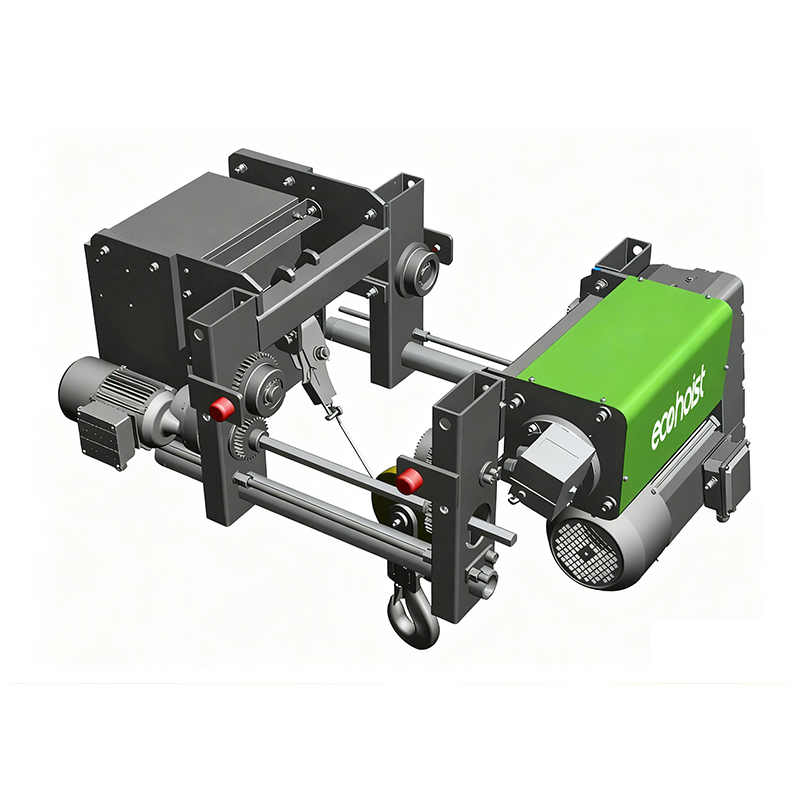 Single-Girder-Low-Headroom-Trolley-Type-Electric-Wire-Rope-Hoist Single-Girder-Low-Headroom-Trolley-Type-Electric-Wire-Rope-Hoist